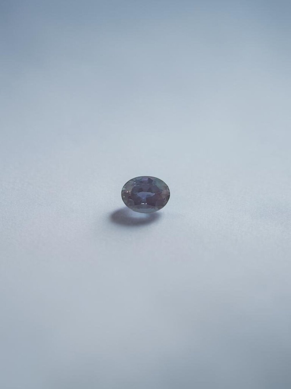 1.46 Carat Oval Lab Created Alexandrite Gemstone - Live Show Listing